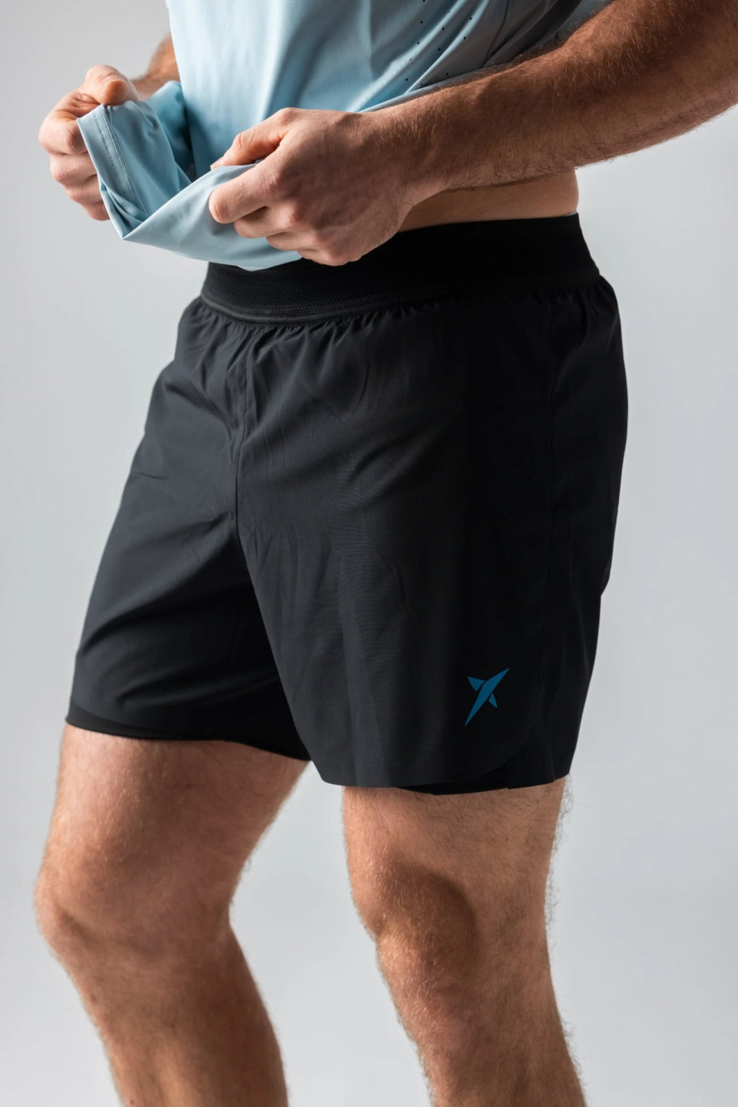 DT-341508-BLK-DROP SHOT CAMPA PERFORMANCE SHORTS BLACK