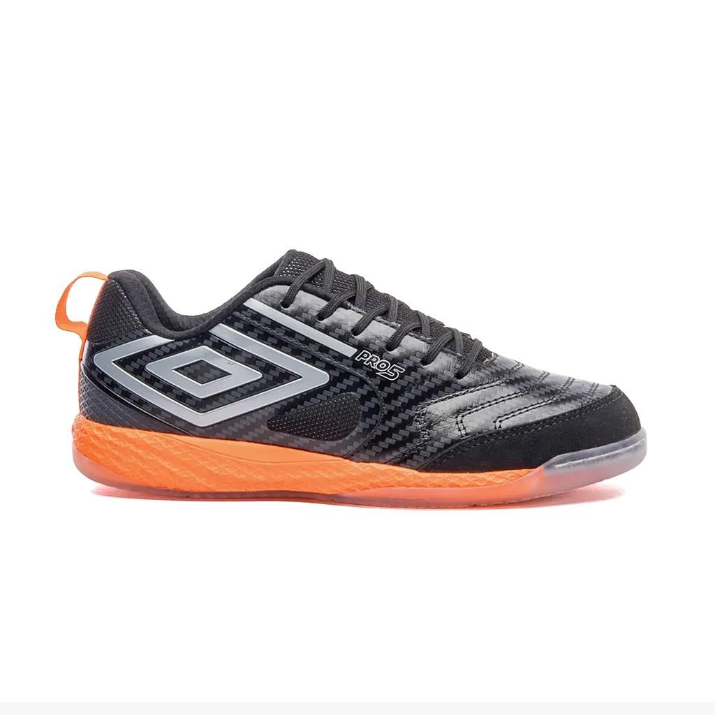 U01FB041-186 Umbro Calzados Indoor Unisex Futbol Pro_5_Bump Negro/Plata/Naranja_Fluo