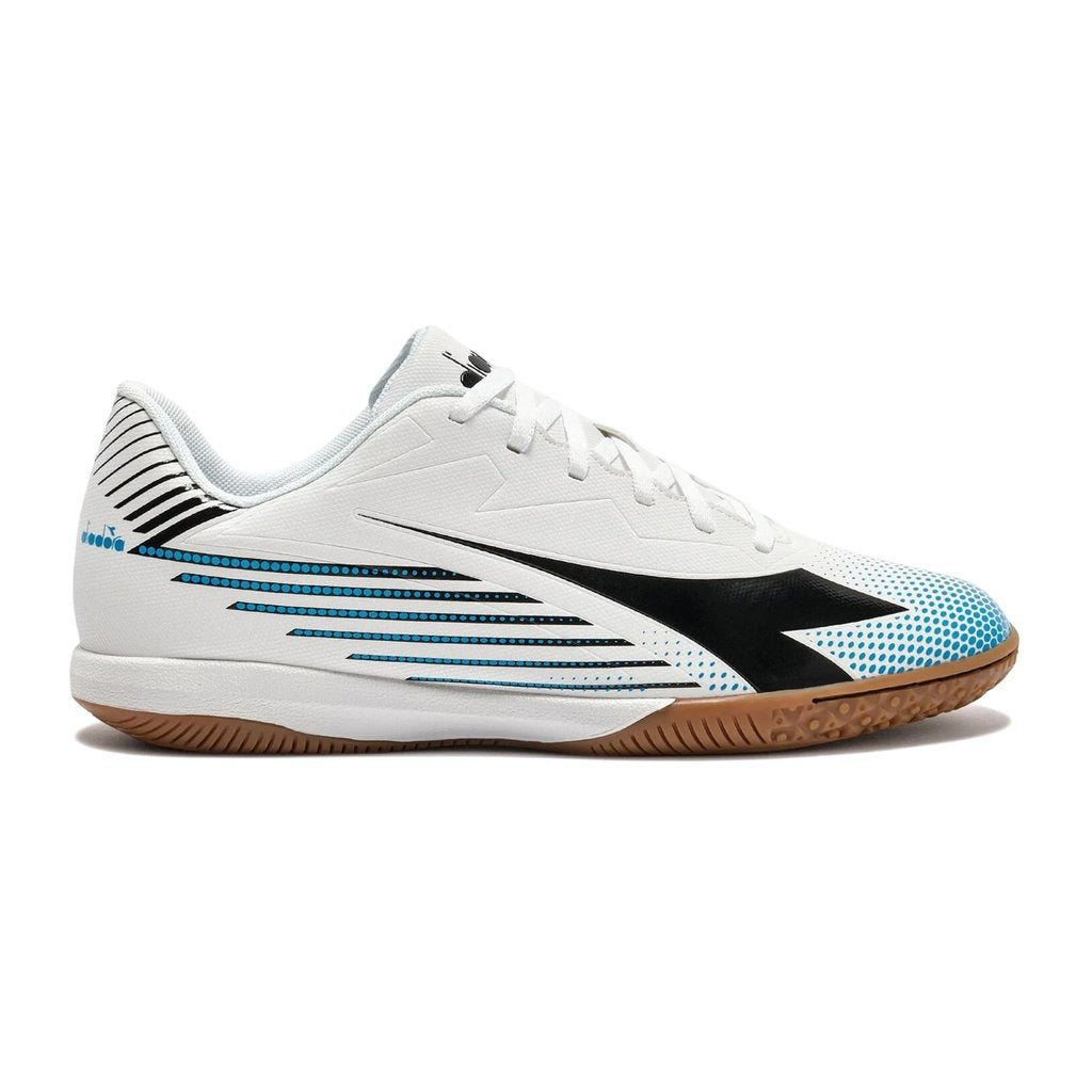 101.182315-C6016 DIADORA CALZADOS INDOOR MASCULINO FUTBOL PICHICHI_8_IDR WHITE/BLACK/BLUE_FLUO