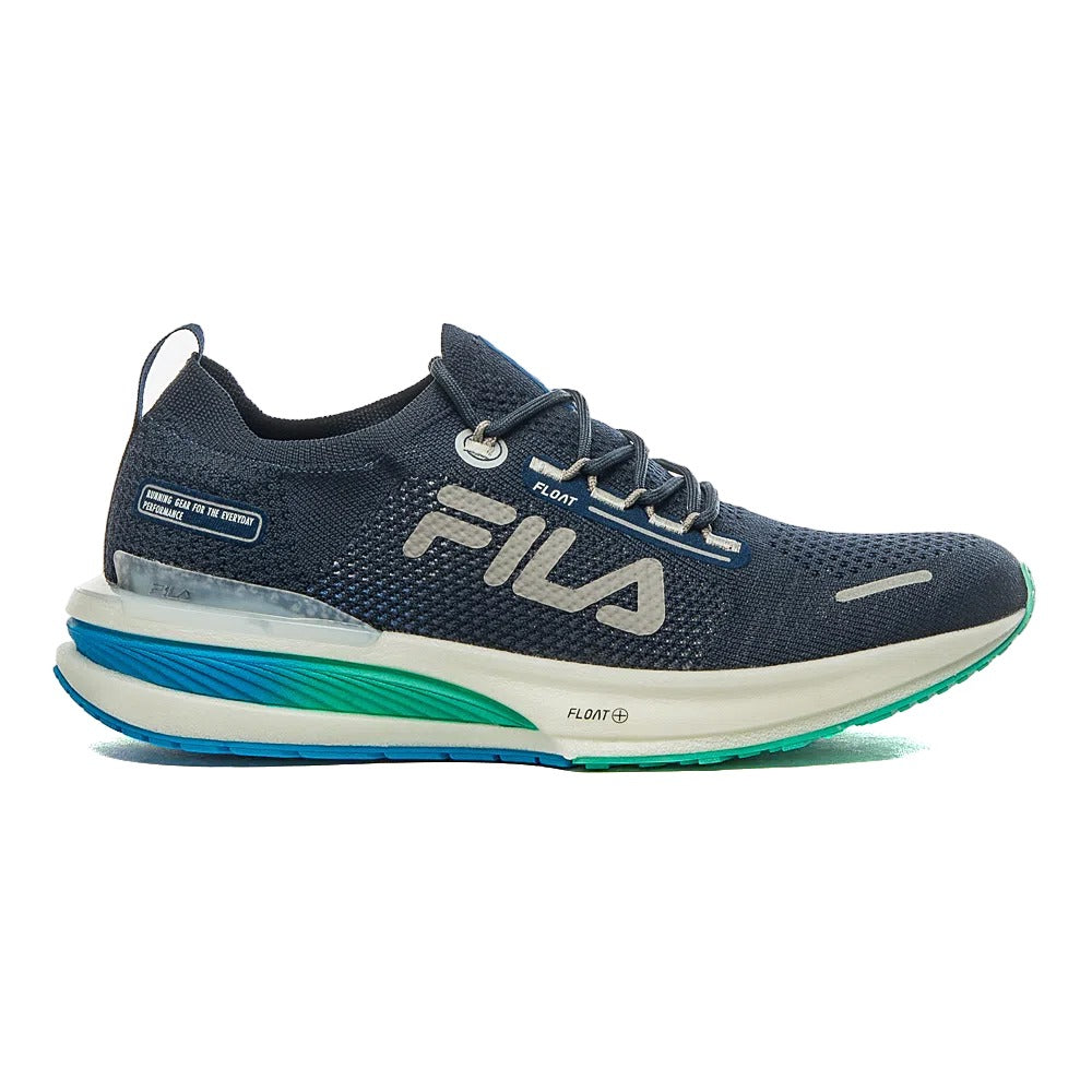 F01R000665-5889 Fila Calzados Running Masculino Float_Elite Marino/Azul/Verde