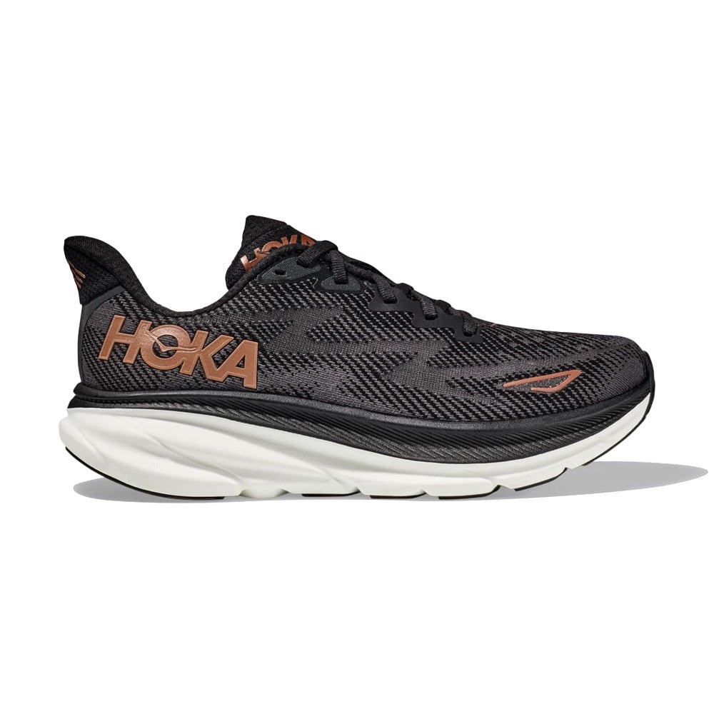 1127896-BCPPR Hoka Calzados Running Femenino Clifton_9 Black/Copper