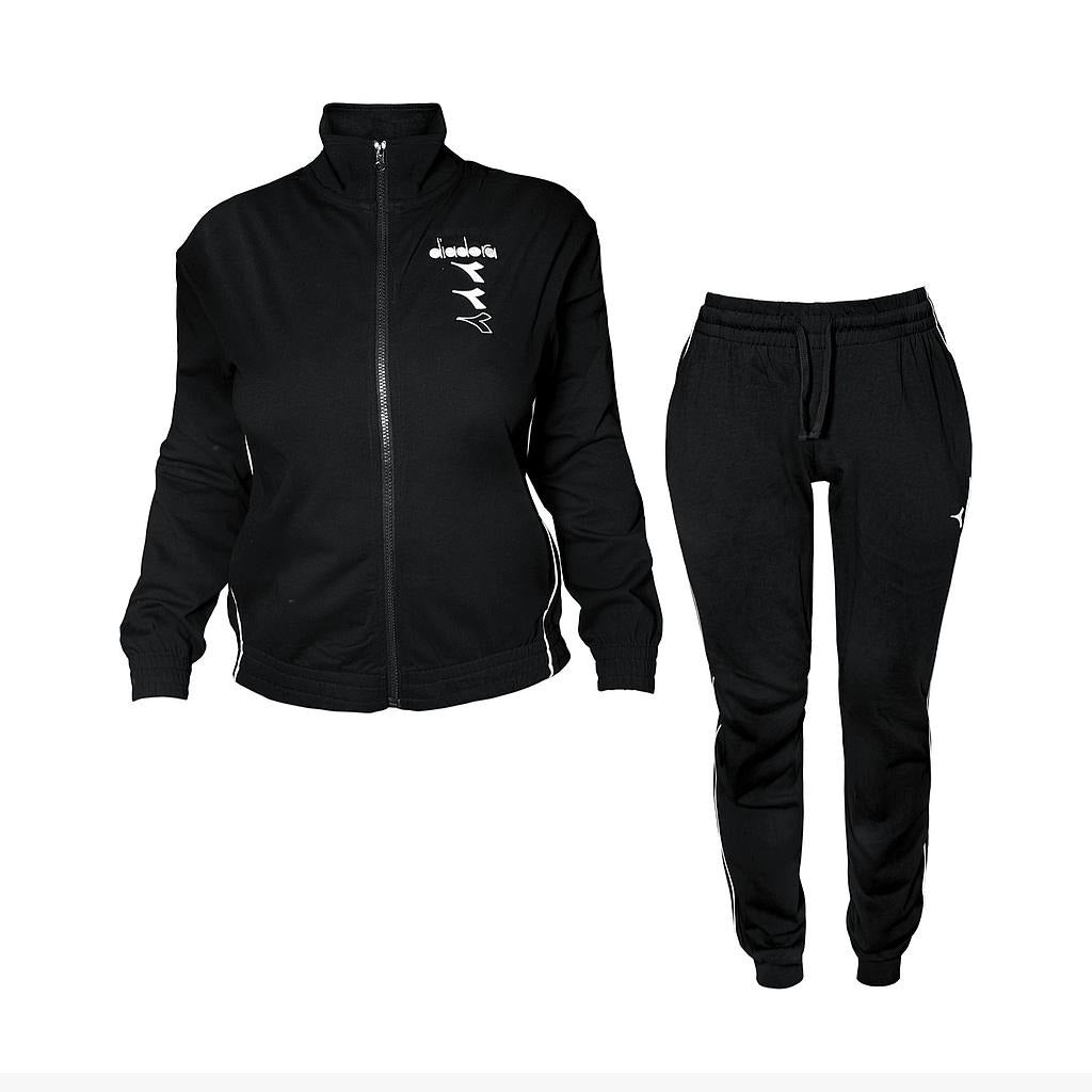 102.182076-80013 Diadora Prendas Conjuntos Femenino Moda L._Tracksuit_Fz_(Hj) Black