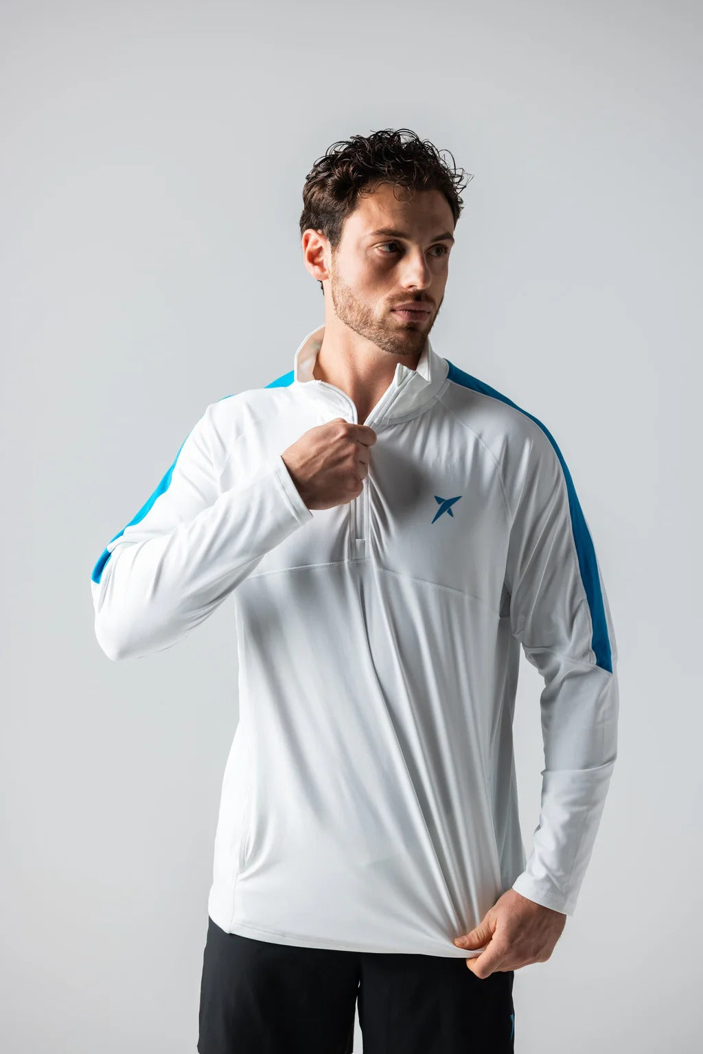DT341809-WHITE-DROP SHOT CAMPA COURT JACKET WHITE