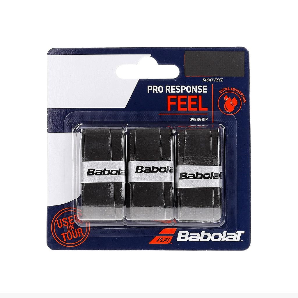 653048-105 Babolat Accesorios Grips Tenis Pro_Response_X_3 Negro