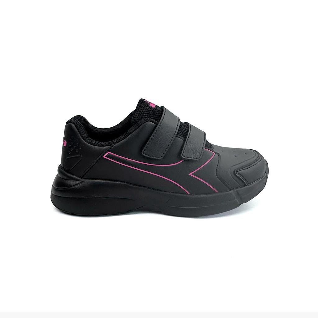 24572V-26-K Diadora Calzados Lifestyle Niños Moda Flip Black/Pink
