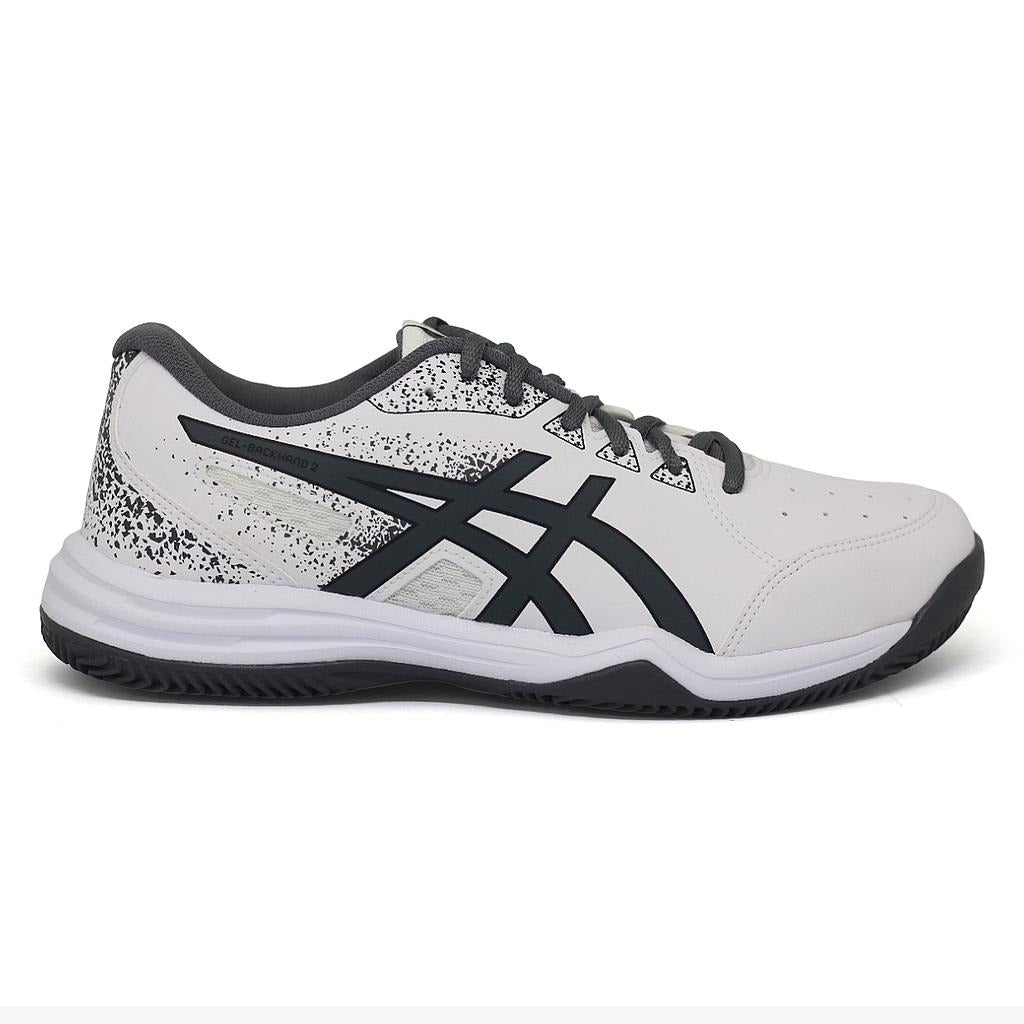 1041A501.100 Asics Calzados Deportivos Masculino Tenis Gel_Backhand_2_Clay White/Carrier_Grey