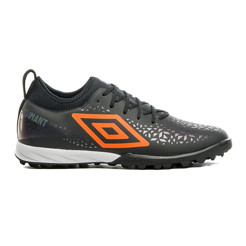 U01FB077-106 UMBRO CALZADOS FUTBOL SOCIETY ADAMANT_CLUB PRETO/FURTACOR/NARANJA