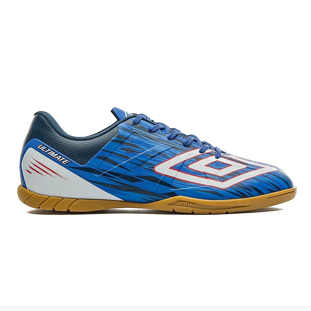 U01FB00236-324 UMBRO CALZADOS INDOOR UNISEX FUTBOL ULTIMATE DAZZLING_BLUEWHITE/ROCOCCO_RED
