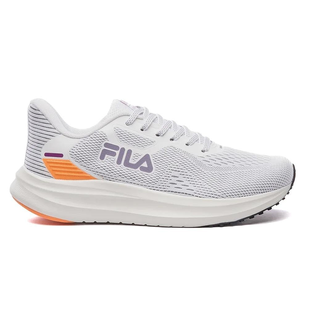 F02R00199-7100 FILA CALZADOS DEPORTIVOS FEMENINO RUNNING FASTNESS BLANCO/PAPAYA NARANJA/ROXO