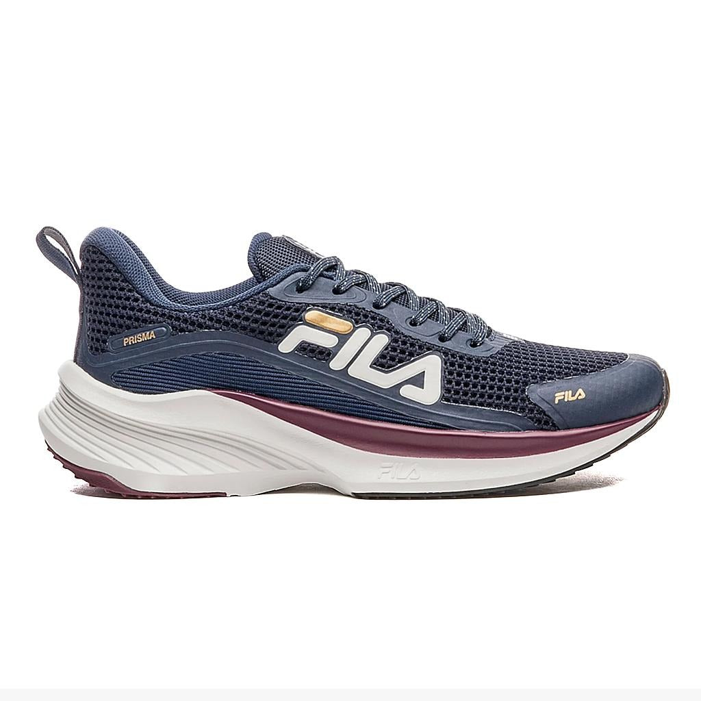 F02R00141-6497 Fila Calzados Deportivos Femenino Running Prisma Navy/Burgundy/Golden