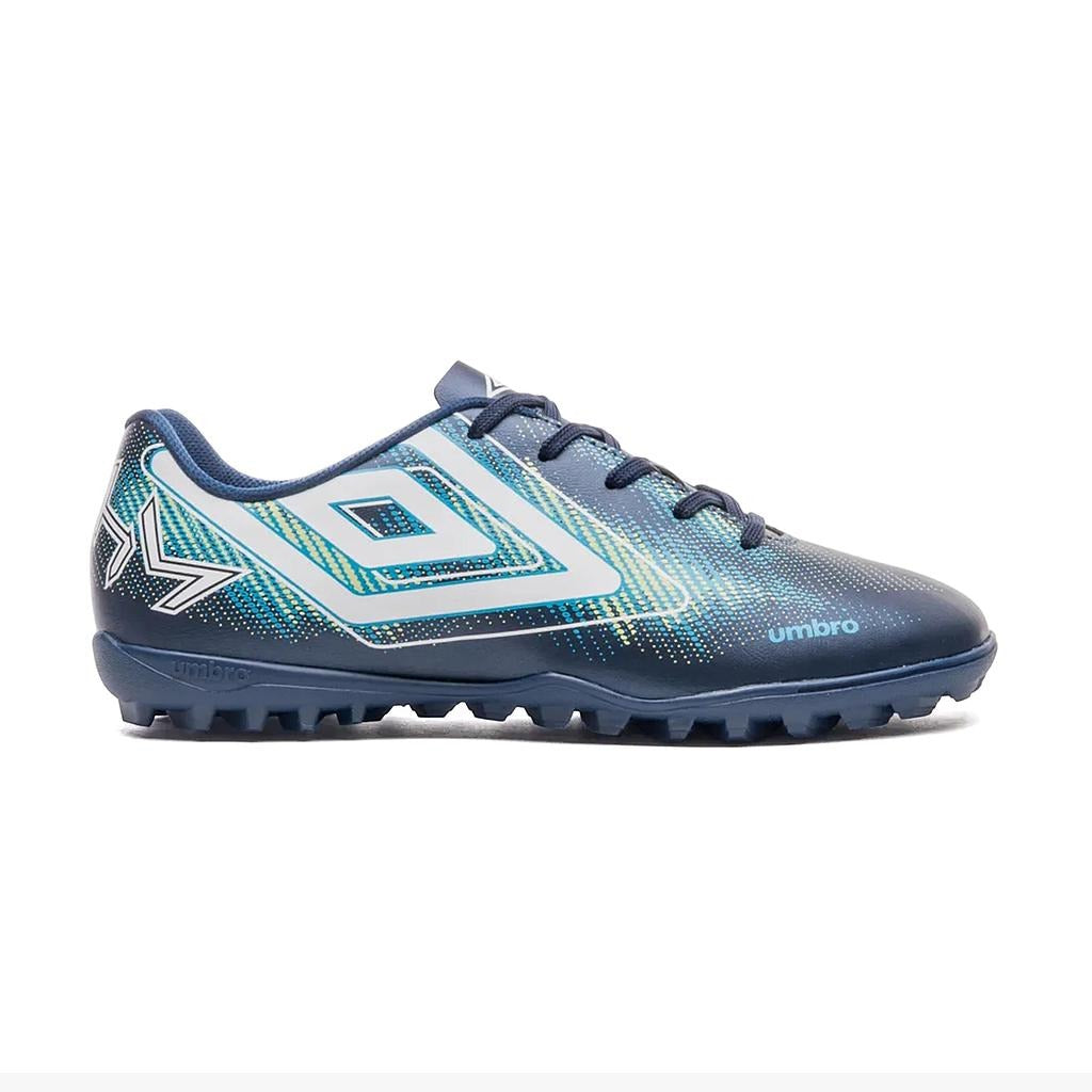 U01FB00329-723 Umbro Calzados Society Masculino Futbol Heatmap Marino/Blanco/Azul