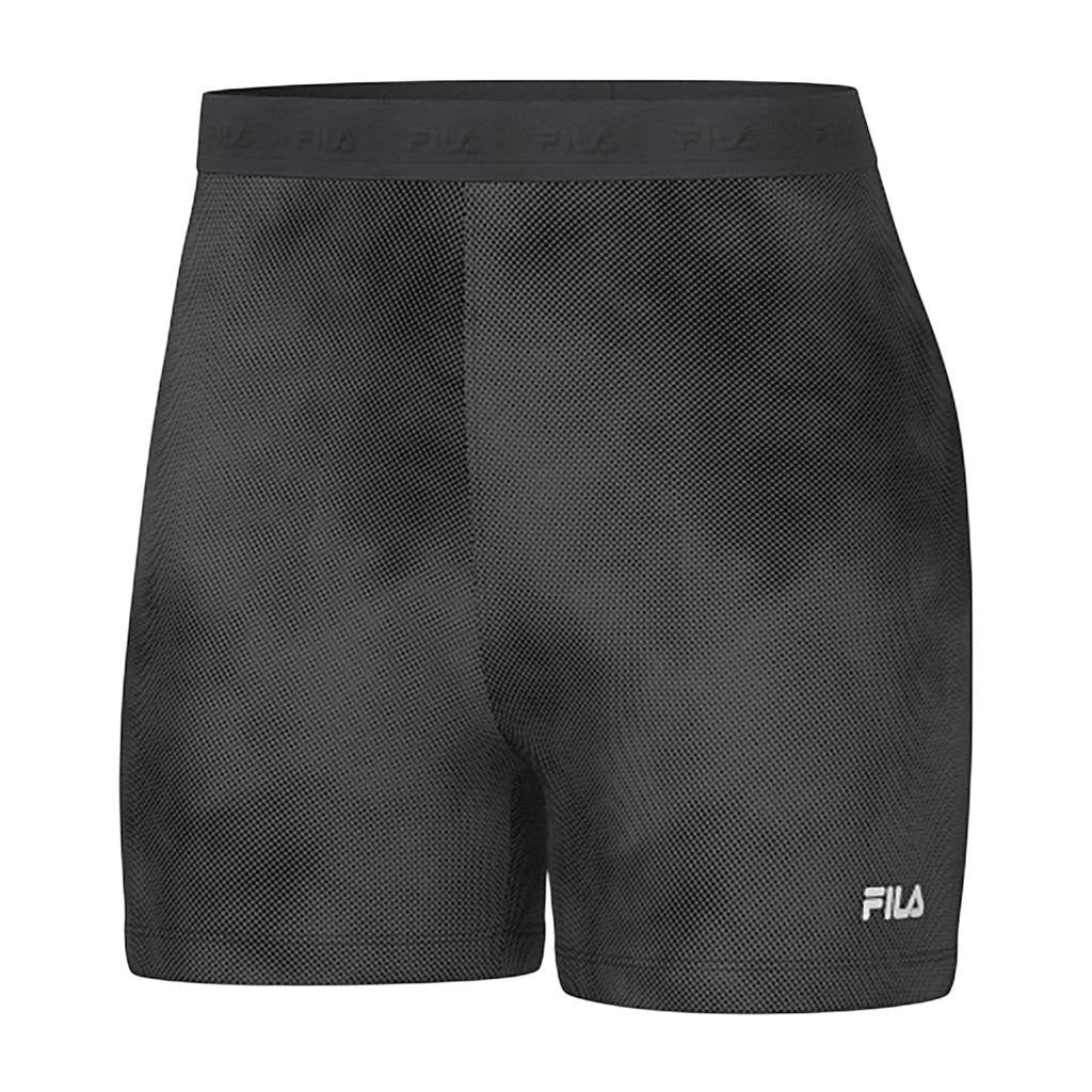 F12AT01160-1502 FILA PRENDAS SHORTS FEMENINO TRAINING TRAIN_ELASTIC_V GRAY_PRINT