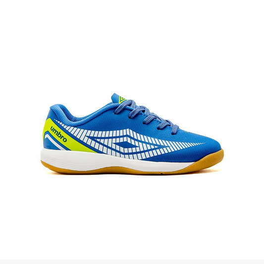U07FB021-325 Umbro Calzados Indoor Niños Futbol Z_league_Jr Nebulas_Blue/White/Acid_Lime