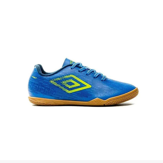 U07FB064-363 Umbro Calzados Indoor Niños Futbol Fast_Jr Nebulas_Blue/Verde_Limao/Azul