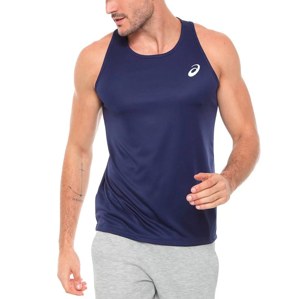 MRB4323.8052 Asics Prendas Running Masculino Core_Running_Pes_Tank Indigo_Blue