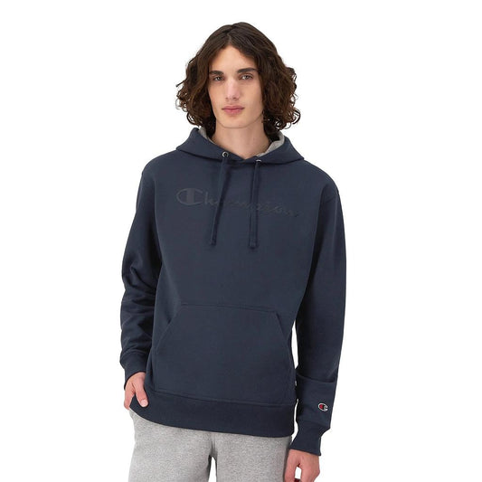 GF89H586YAB-NYC Champion Prendas Canguros Masculino Moda Powerblend_Graphic_Hoodie Navy