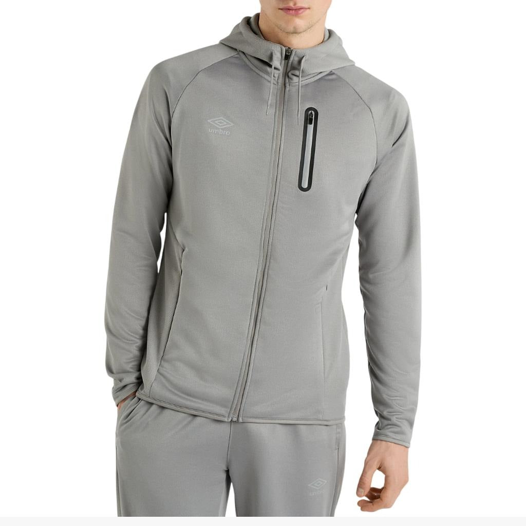 66545U-BEJ Umbro Prendas Canguros Masculino Moda Sportswear_Full_Zip_Hoodie Griffin