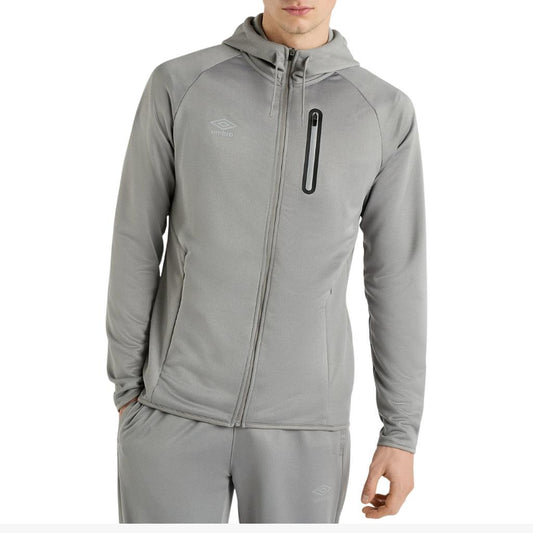 66545U-BEJ Umbro Prendas Canguros Masculino Moda Sportswear_Full_Zip_Hoodie Griffin