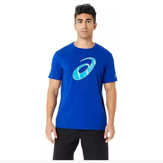 2031E694.413 Asics Prendas Remeras Masculino Training Seasonal_Logo_Graphic True_Blue