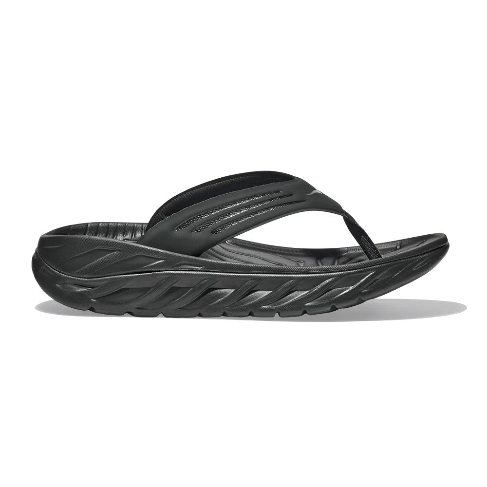 1099675-BDGGR Hoka Calzados Zapatillas Masculino Ora_Recovery_Flip Black/Dark_Gull_Gray