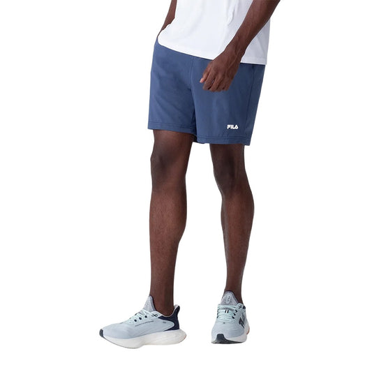 RP090231-2913 Fila Prendas Shorts Masculino Running Diamond_Core_Run_6 Denim_Blue