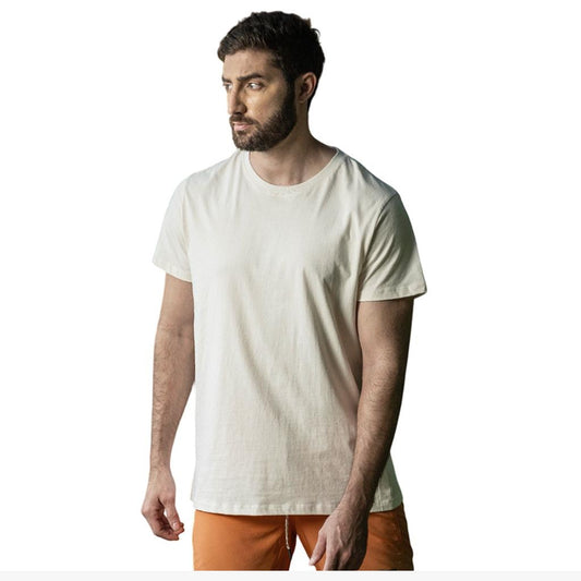 6107-2001-20 Goodyear Prendas Remeras Masculino Moda T_Shirt Beige