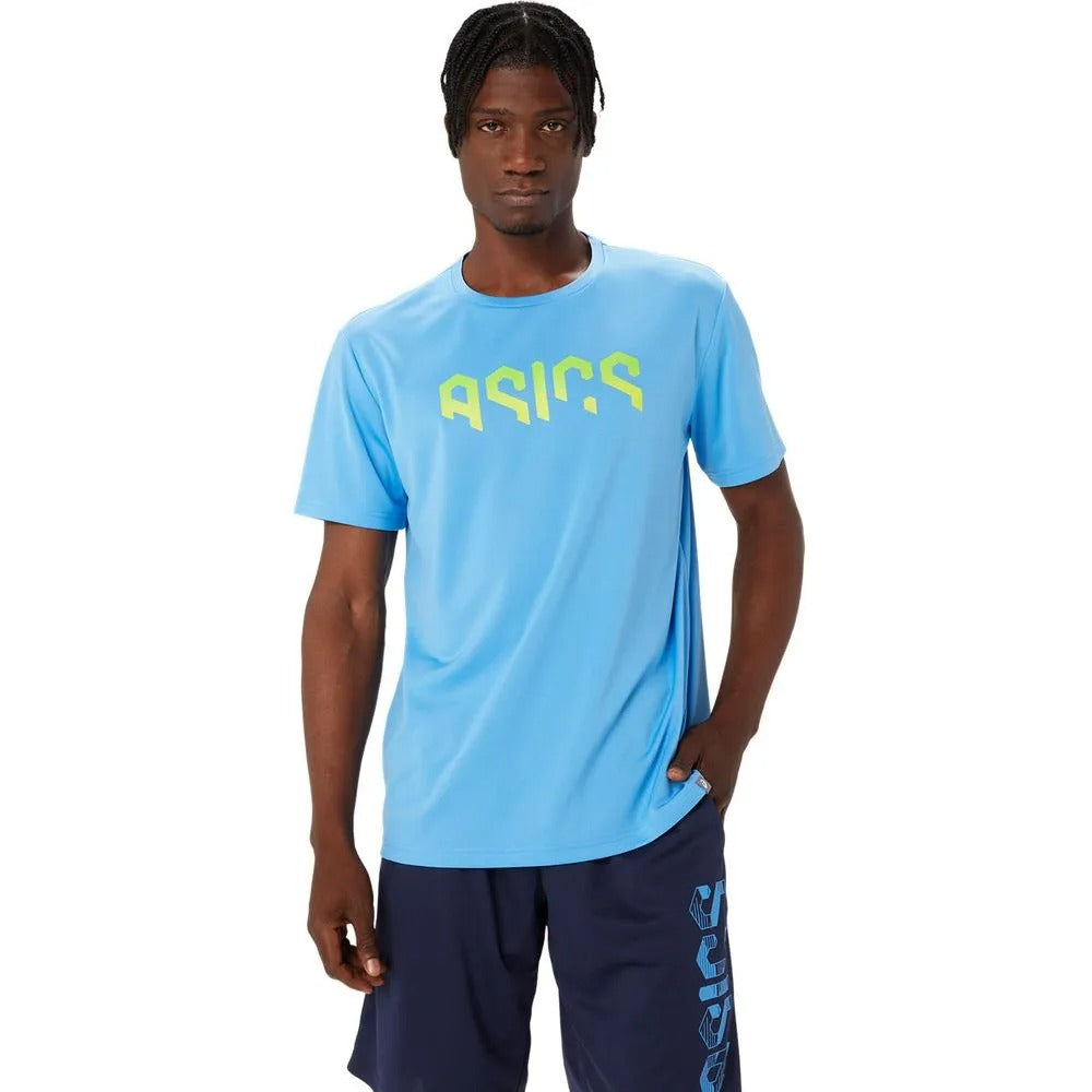 2031E529.407 Asics Prendas Remeras Masculino Training Asics_Hex_Graphic_Dry_Ss_Tee Waterscape