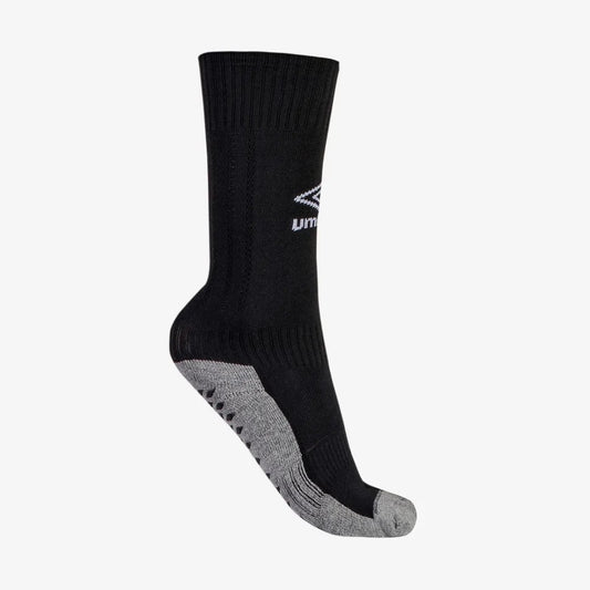 U23EQ00123-121 UMBRO ACCESORIOS MEDIAS UNISEX TRAINING 3/4_GRIP_II BLACK/WHITEº