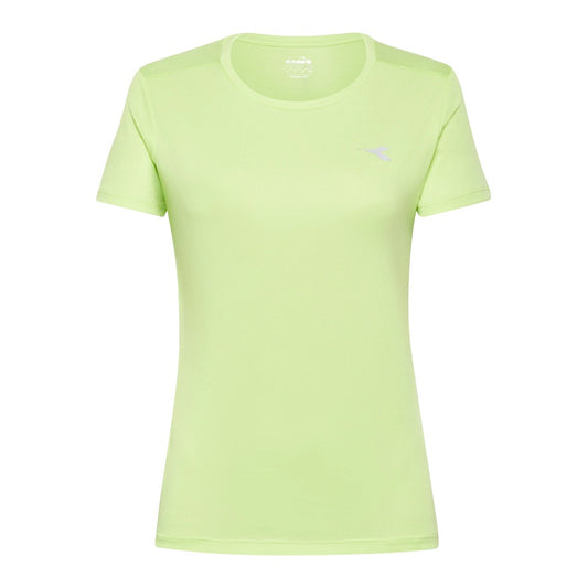 102.180178-70329 Diadora Prendas Remeras Femenino Running L._Ss_T-Shirt_Run Verde_Buccia