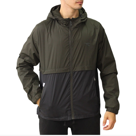 BL24-DI2025-52 Diadora Prendas Camperas Masculino Moda Jacket_Glint Green/Black