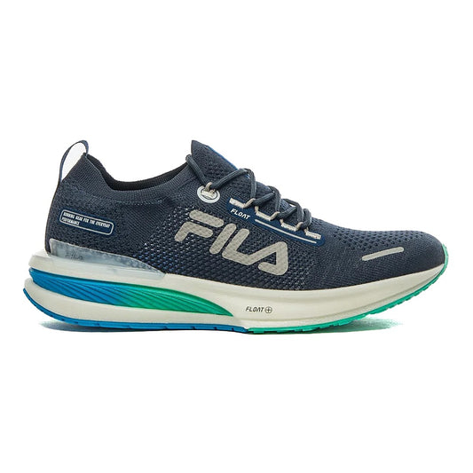 F01R000665-5889 Fila Calzados Running Masculino Float_Elite Marino/Azul/Verde