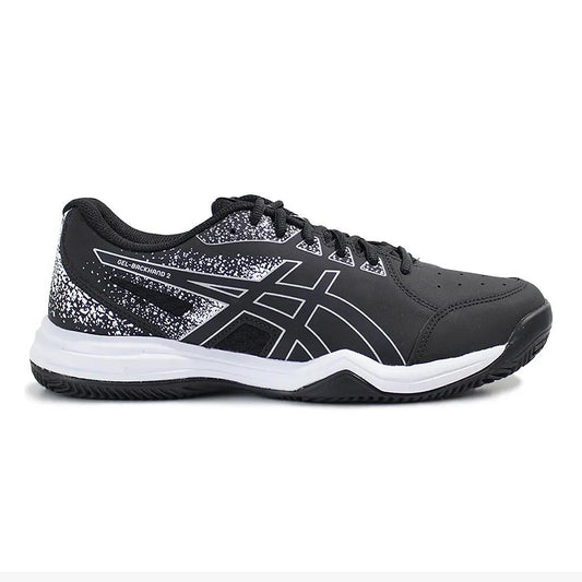 1041A501.001 Asics Calzados Deportivos Masculino Tenis Gel_Backhand_2_Clay Black/Pure_Silver