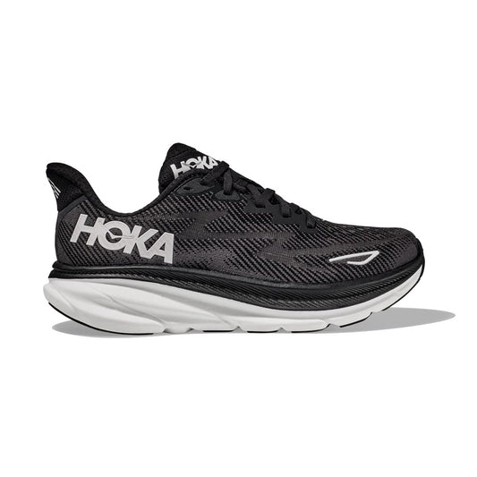1127895-BWHT Hoka Calzados Running Masculino Clifton_9 Black/White