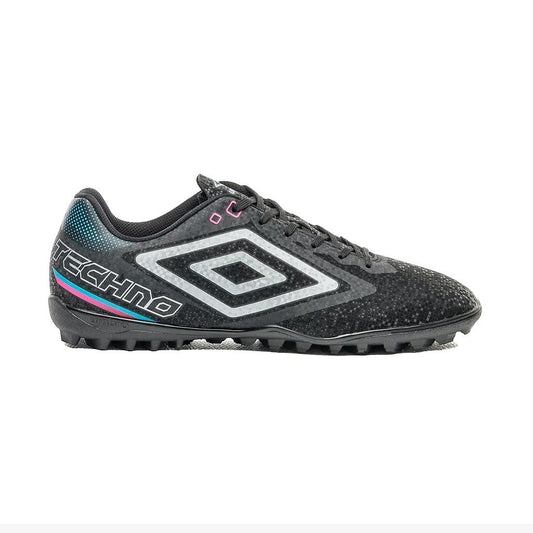 U01FB00332-183 Umbro Calzados Society Masculino Futbol Techno_II Preto/Cinza/Azul