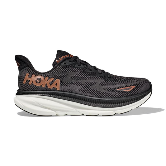1127896-BCPPR Hoka Calzados Running Femenino Clifton_9 Black/Copper