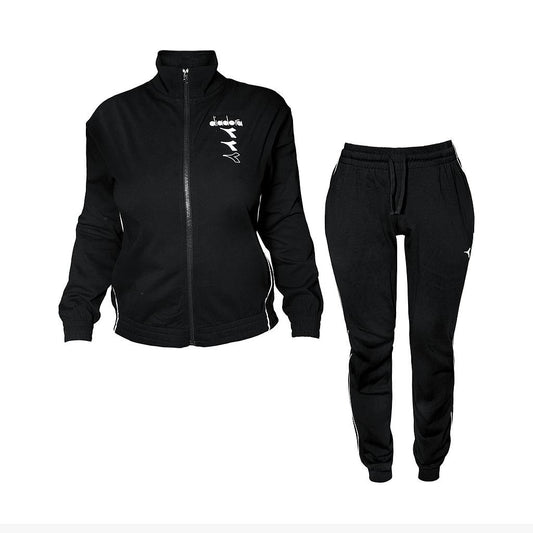 102.182076-80013 Diadora Prendas Conjuntos Femenino Moda L._Tracksuit_Fz_(Hj) Black