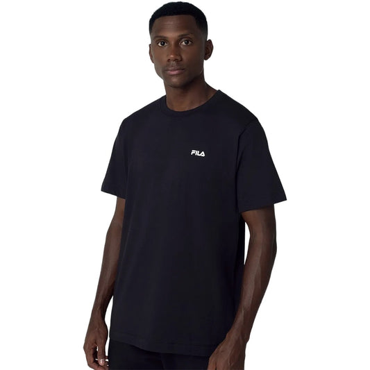 F11L01095-160 Fila Prendas Remeras Masculino Moda T-Shirt_Uc_Biella_Italia Black