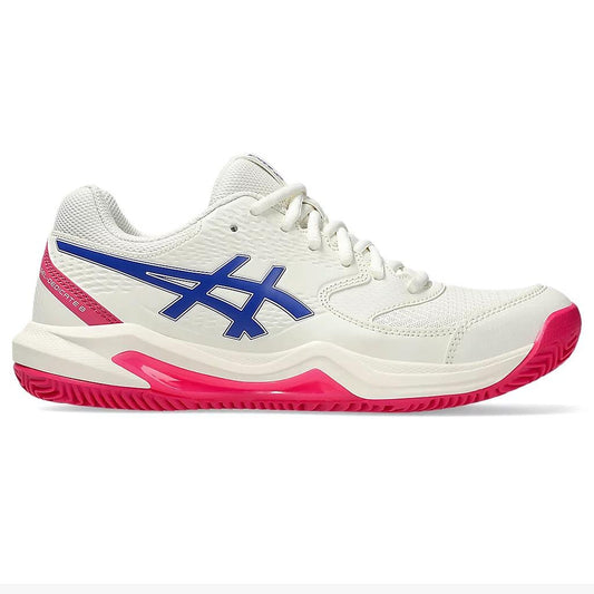 1042A255.105 Asics Calzados Deportivos Femenino Tenis Gel_Dedicate_8_Clay Cream/Dark_Cobalt