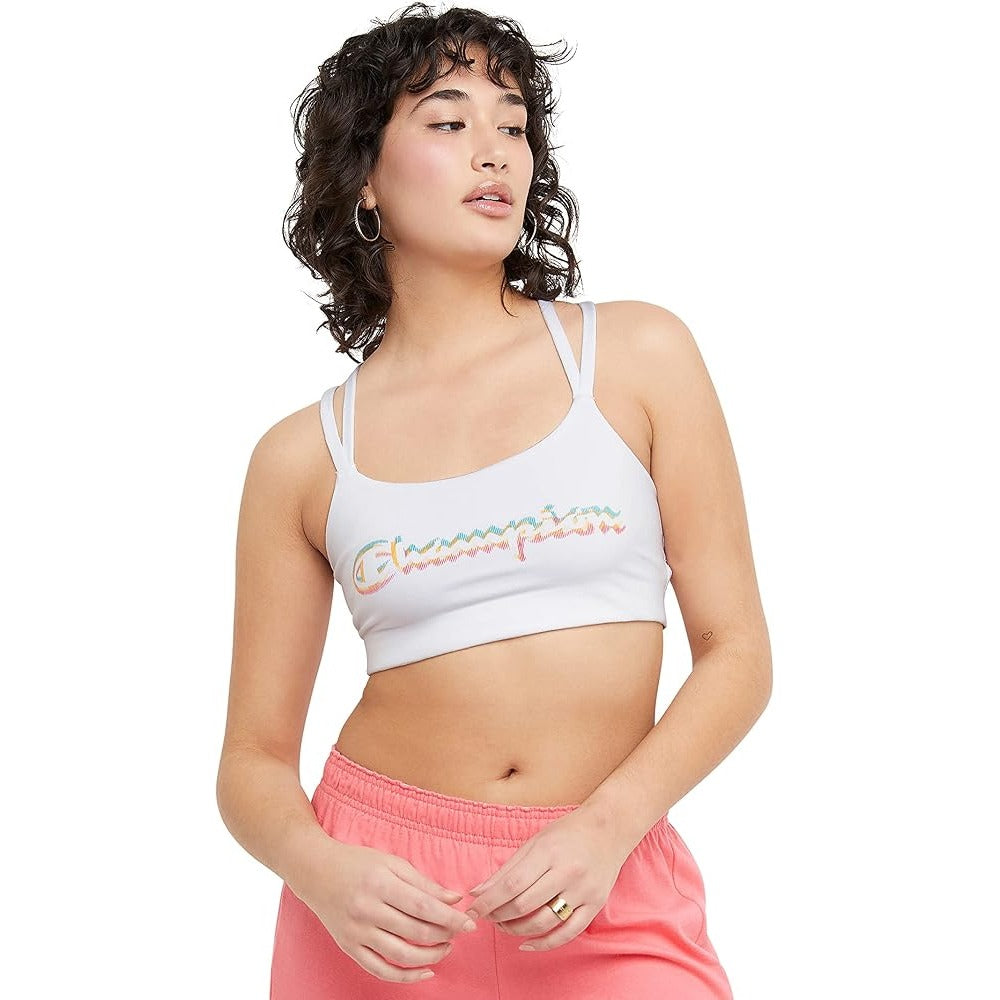 B3385G586G3A-100 Champion Prendas Tops Femenino The_Authentic_Strappy_Sports White