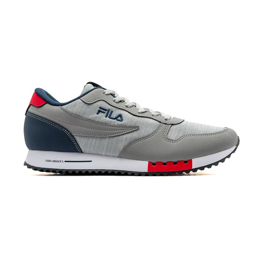 11U335X3335 Fila Calzados Lifestyle Masculino Euro_Jogger_Sport Cinza/Marino/Rojo