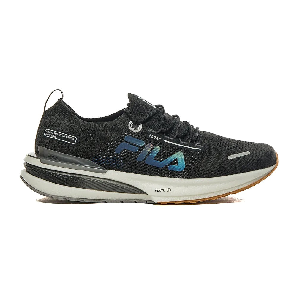 F01R000665-943 Fila Calzados Running Masculino Float_Elite Negro/Grafito/Plata
