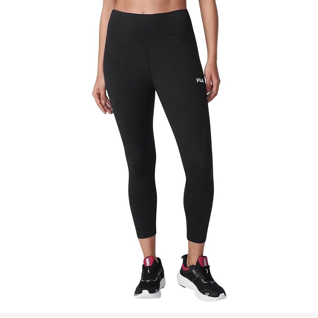 F12AT113-494 Fila Prendas Pantalones Femenino Training Capri_Pants_Flat_Life_II Black/Red/White