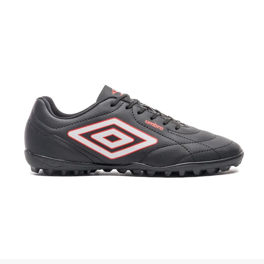 U01FB00327-124 Umbro Calzados Society Masculino Futbol Class_Footballer Preto/Branco/Vermelho