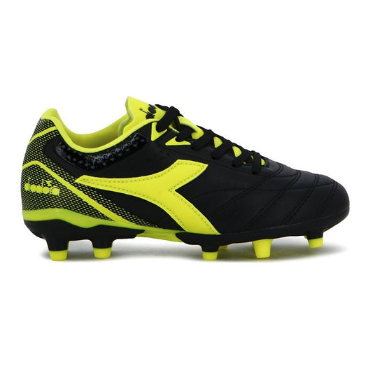 TIFOSI-II-MD-M-165 Diadora Calzados Campo Masculino Futbol Tifosi_II_Md_M_165 Black/Yellow_Fluor