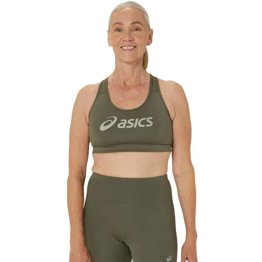 2012C366.325 Asics Prendas Tops Femenino Running Asics_Padded_Bra Mantle_Green/Olive_Grey