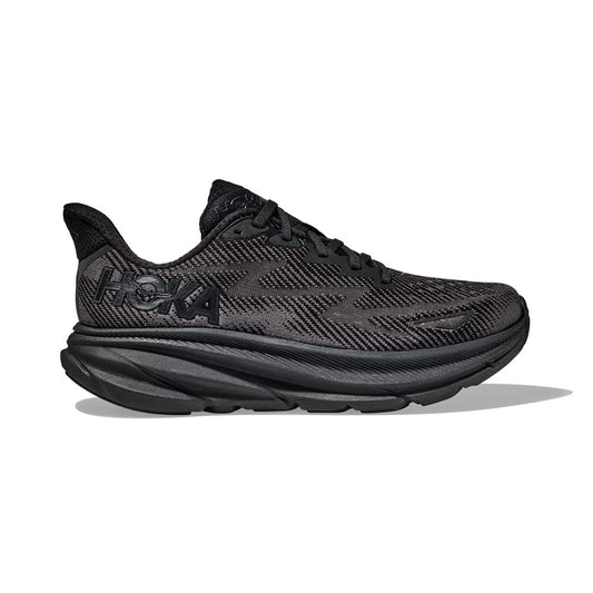 1127895-BBLC Hoka Calzados Running Masculino Clifton_9 Black/Black