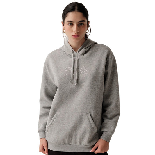 F12L01179-504 Fila Prendas Canguros Femenino Moda Letter_Winter_Outline Melange