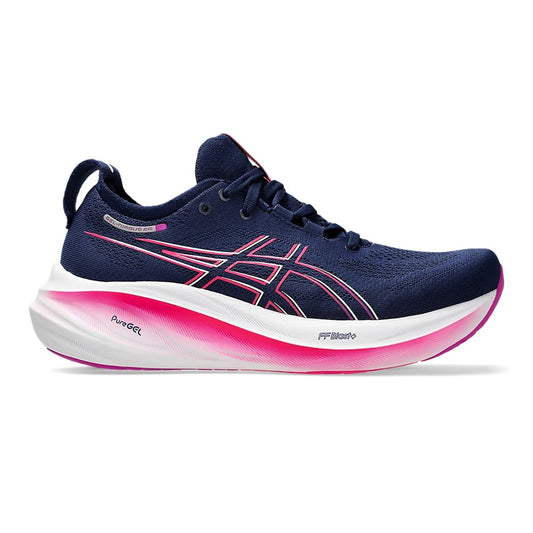 1012B601.403 Asics Calzados Deportivos Femenino Running Gel_Nimbus_26 Blue_Expanse/Bold_Magenta