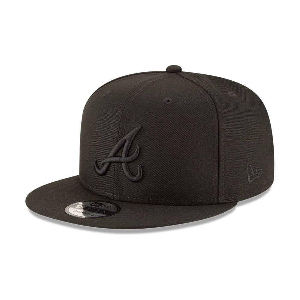 11591084 NEW_ERA ACCESORIOS GORROS MLB 9FIFTY ATLANTA_BRAVES BLACK/BLACK/GREY