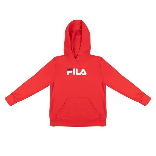 F110K001-2964 Fila Prendas Canguros Niños Moda Hoody_Letter Red_Chili/WhiteF110K001-2964
